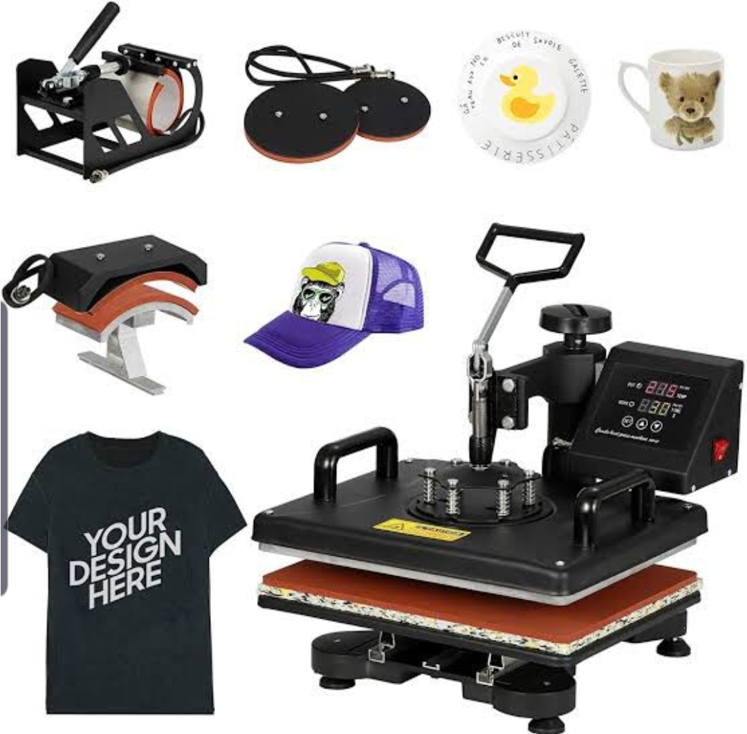Heat Press Complete set 5 in 1