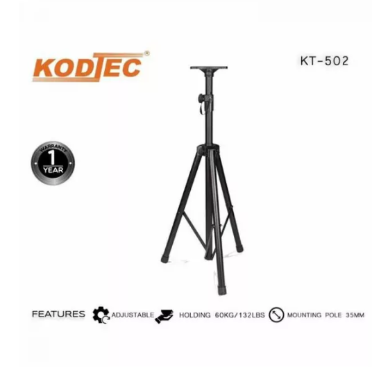 Kodtec Adjustable PA Tripod Speaker Stand,KT–502 - Image 2