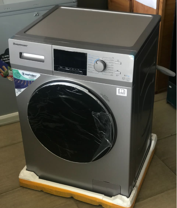 Westpoint Front Loading Washer Dryer, 8 kg Washing, 5 kg Drying WDMT-81420.ES - Image 2