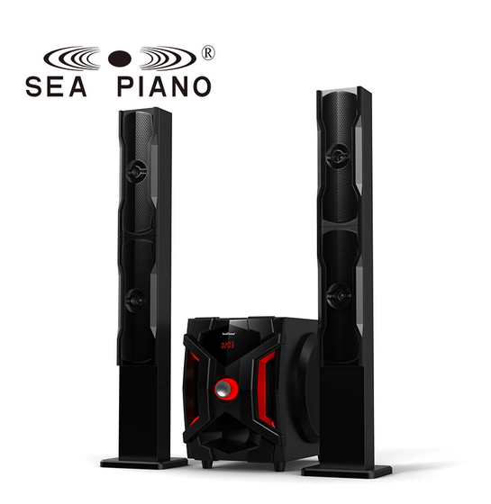 Sea Piano 2.1 10" Inch Ex-Bass DJ Speaker Bluetooth Multimedia Speaker - Sp 912 - Image 2