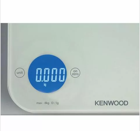 Kenwood Kitchen Scale 8KG Glass 3mm Touch WEP50.000WH - Image 3