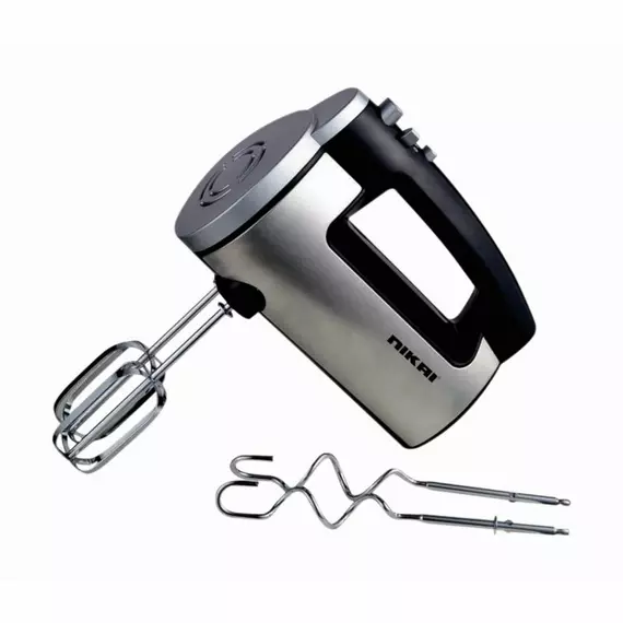 Nikai Hand Mixer NH300S with Two Beaters & Two Hooks 300W