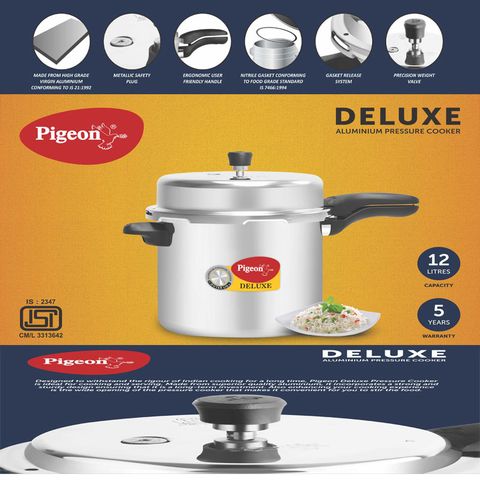 Pigeon Pressure Cooker 12L Pp12 - Image 2