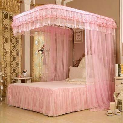 NET Mosquito Net, 2 Stands With Rails – Purple